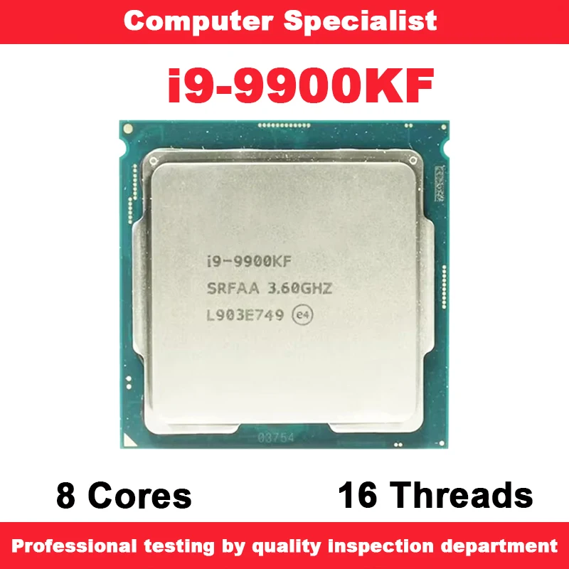 Core i9 9900KF 3.6GHz Eight-Core Sixteen-Thread 95W LGA 1151