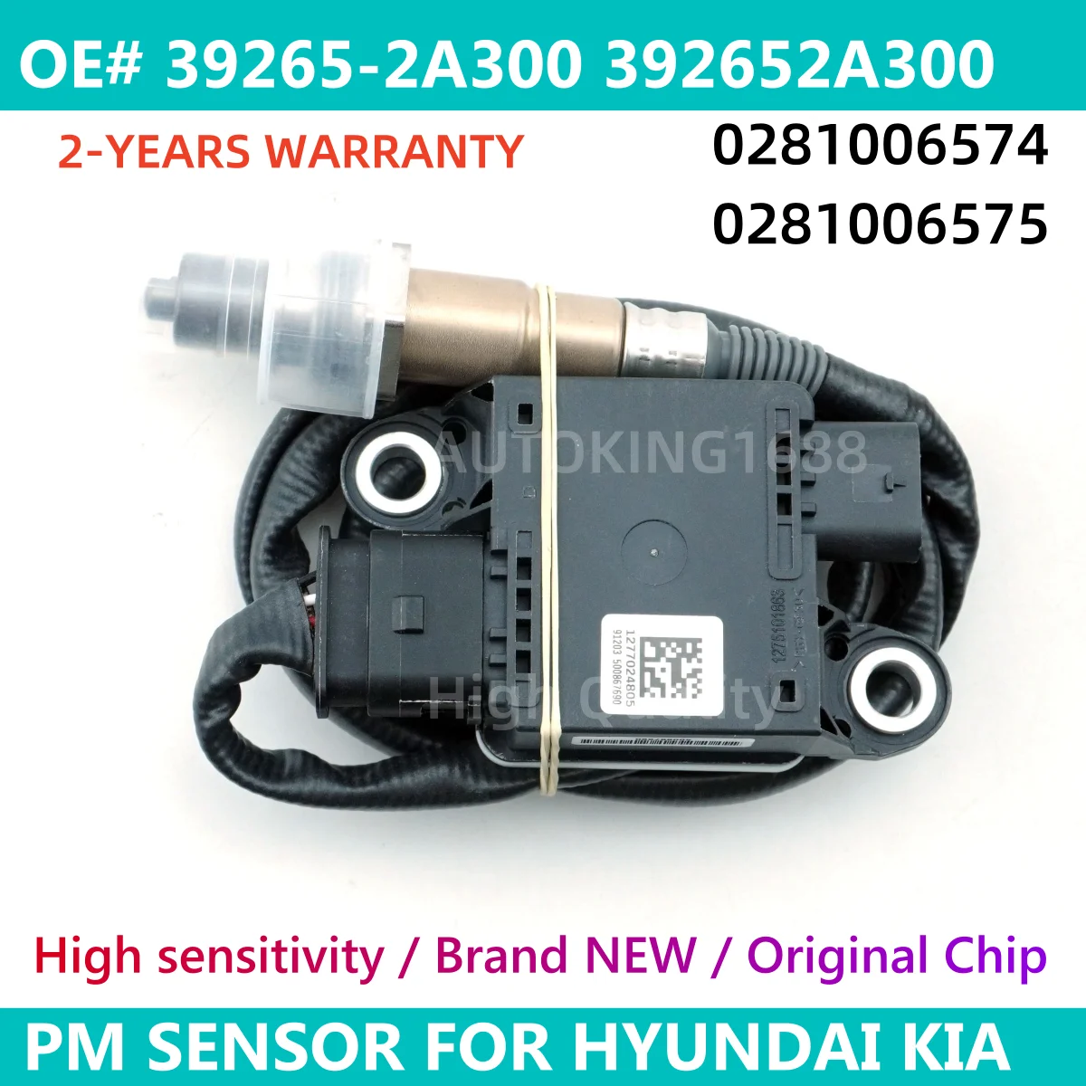 

39265-2A300 Particulate Matter Sensor 0281006574 0281006575 PM Sensor SPORTAGE III (SL) 1.7 CRDi 2010-2015 392652A300