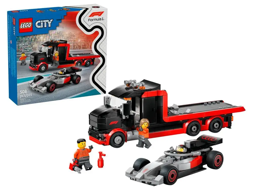 camion-lego-city-con-auto-audi-f1-60493