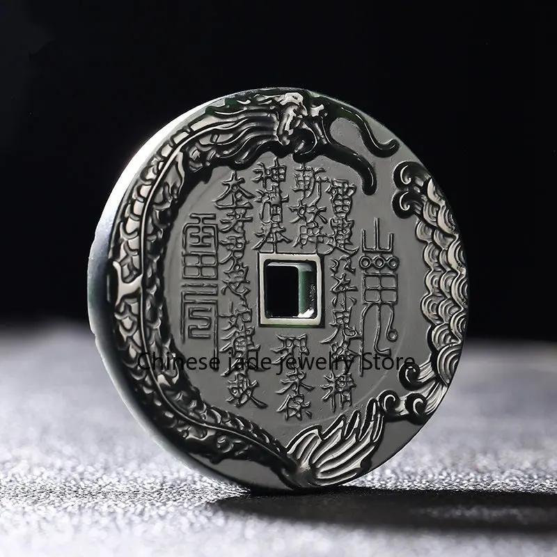 Hetian jade mountain ghost spends money jade pendant small mountain ghost jade pendant fish leap longmen men and women pendant X