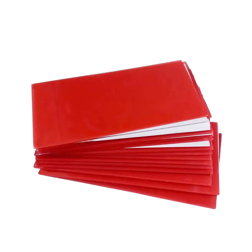 

20 pcs Dental Laboratory Wax Base Plate Red Sheets Dentistry Modeling Denture Model Dentist Auxiliary Material For False Teeth
