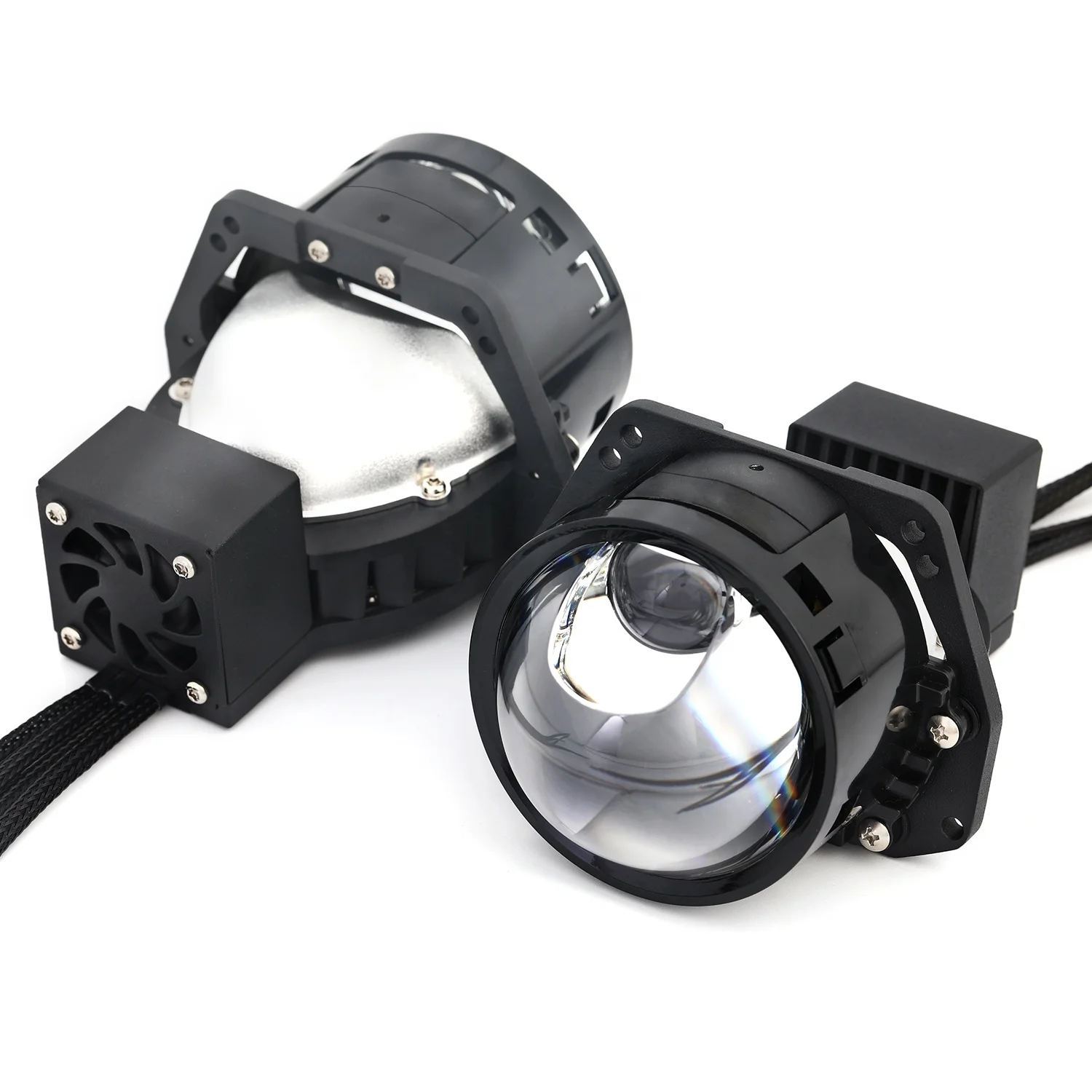 GPNE Led Ler Projector Lens Headlight CSP Chip Led Light Car Bulb H4 Headlights Retrofit Bi Led er Projector Lens for Car