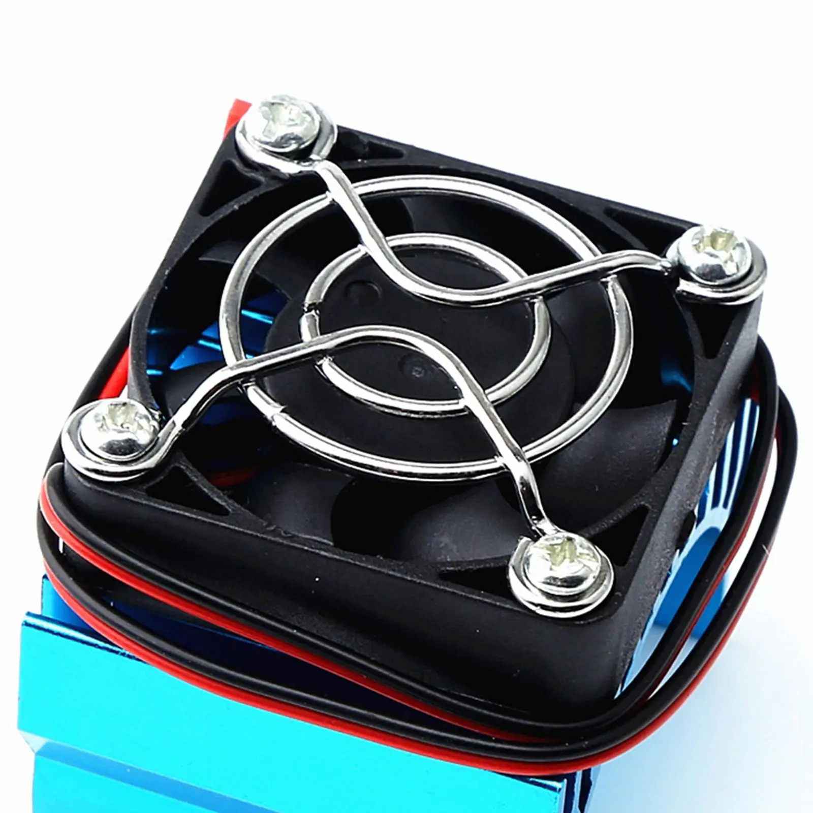 Combo Motore Brushless RC in Metallo 4300KV con ESC, Dissipatore di Calore e Scheda di Programmazione per Auto/Barca RC 1:8 1:10 Off/On-road Monster