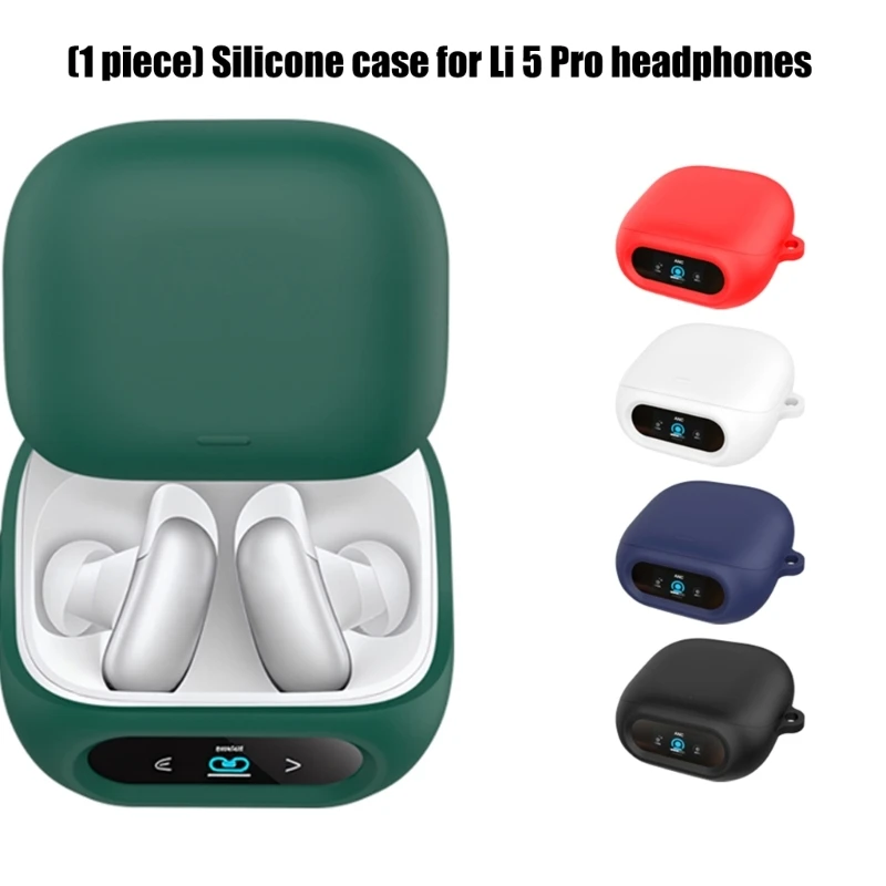 

Soft Silicone Protector Case For Anker Soundcore Liberty 5 Pro Wireless Earphone Shockproof Cover Scratch Resistant Sleeve