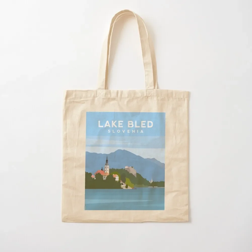 

Lake Bled, Slovenia Tote Bag reusable shopping bags bags luxury women Lady bag Tote Bag