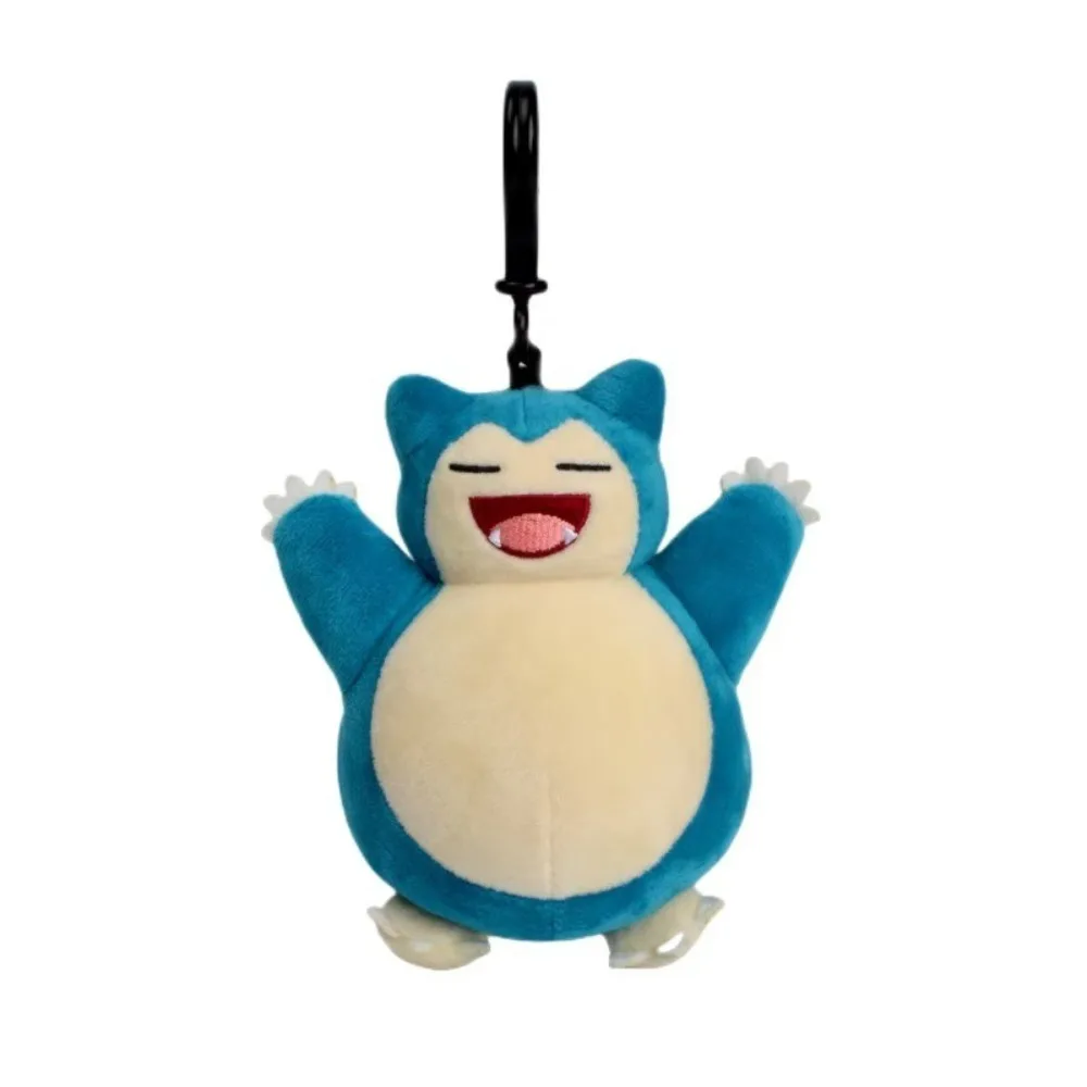 Genuine Pokemon Plush Keychains Cartoon Backpack Pendant Keyrings Couple Car Key Chains Decorative Accessories Boys Girls Gifts