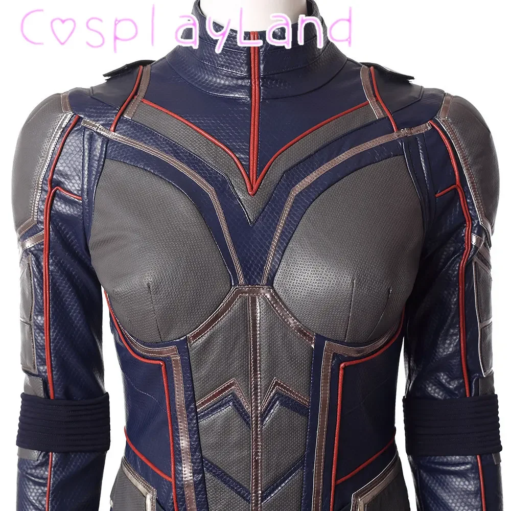 Super-herói esperança van dyne cosplay formiga e vespa traje macacão heroína batalha roupa com acessórios halloween carnaval terno