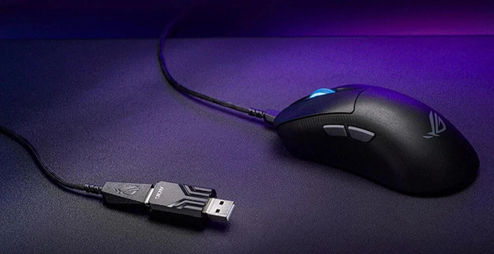 جهاز استقبال مسرع معدل التسرب ASUS ROG 8K للماوس/لوحة المفاتيح ASUS ROG HARPE AZOTH