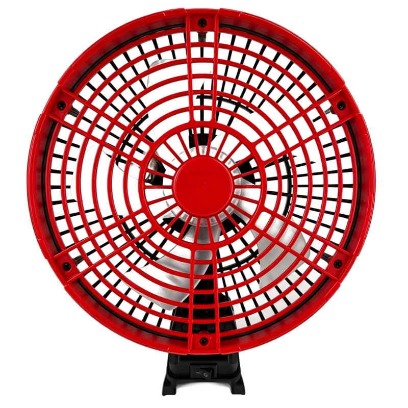 Portable Jobsite Fan For Milwaukee 18v Battery 8Inch Cordless Works Fan Batteries Powered Desktop Fans，USB/Type C Charging Port