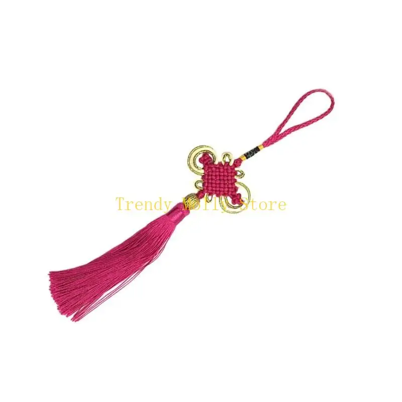 

N5KB DIY Crafts and Gifts Small Chinese Knot Pendant for Personalized Creations