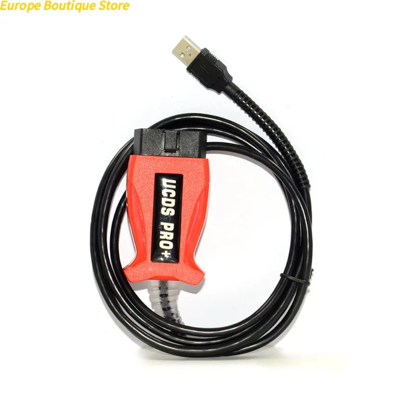 UCDS Pro V1.27.001 per Ford UCDS Pro+ SW 1.27 completamente attivato con adattatori per cavi scanner OBD2 automatici a 35 token