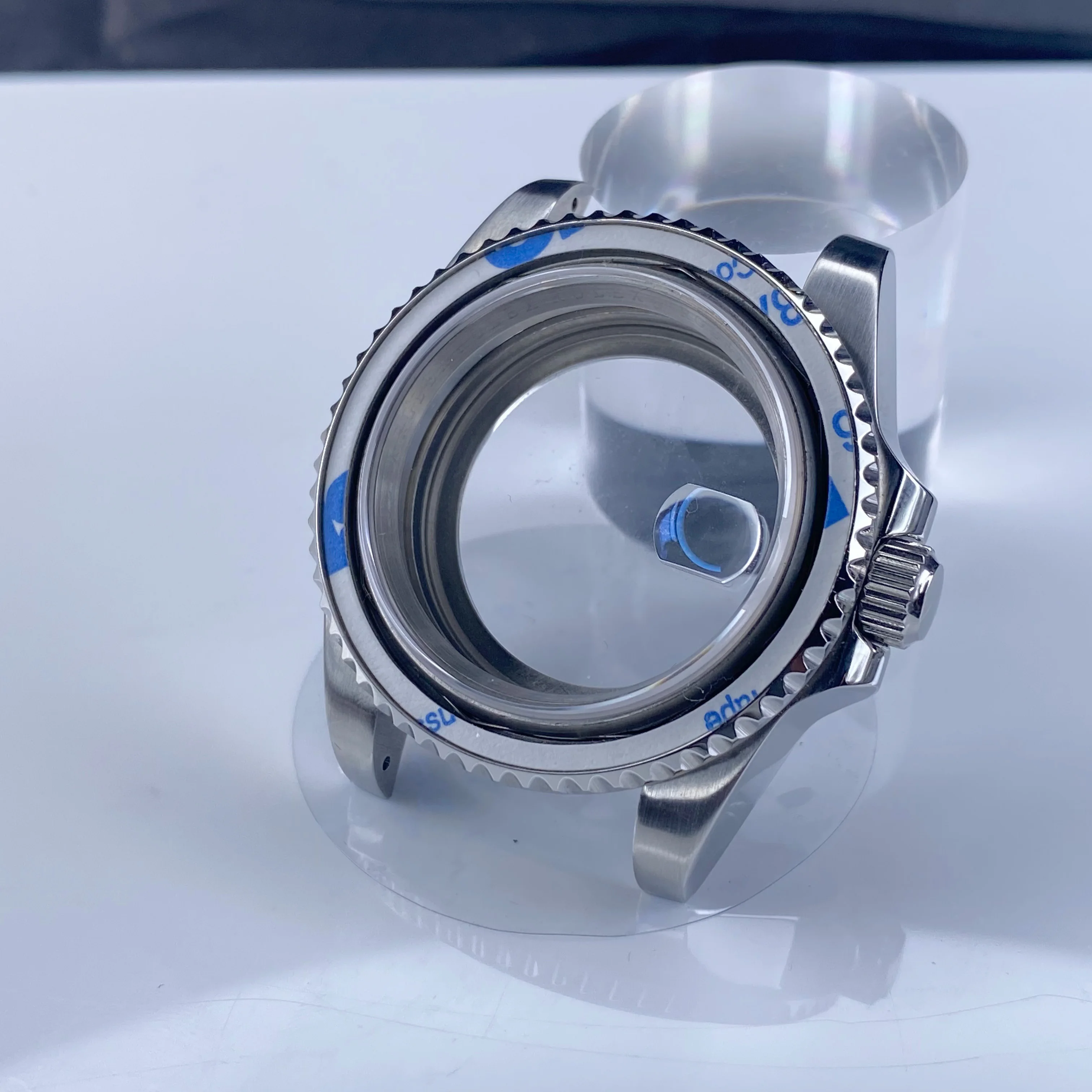 NH35 40mm High-Quality SUB NH35 watch case Sapphire Glass Case with 120 clicks Watch Men's Case FIT NH34 NH35 NH36 Movement