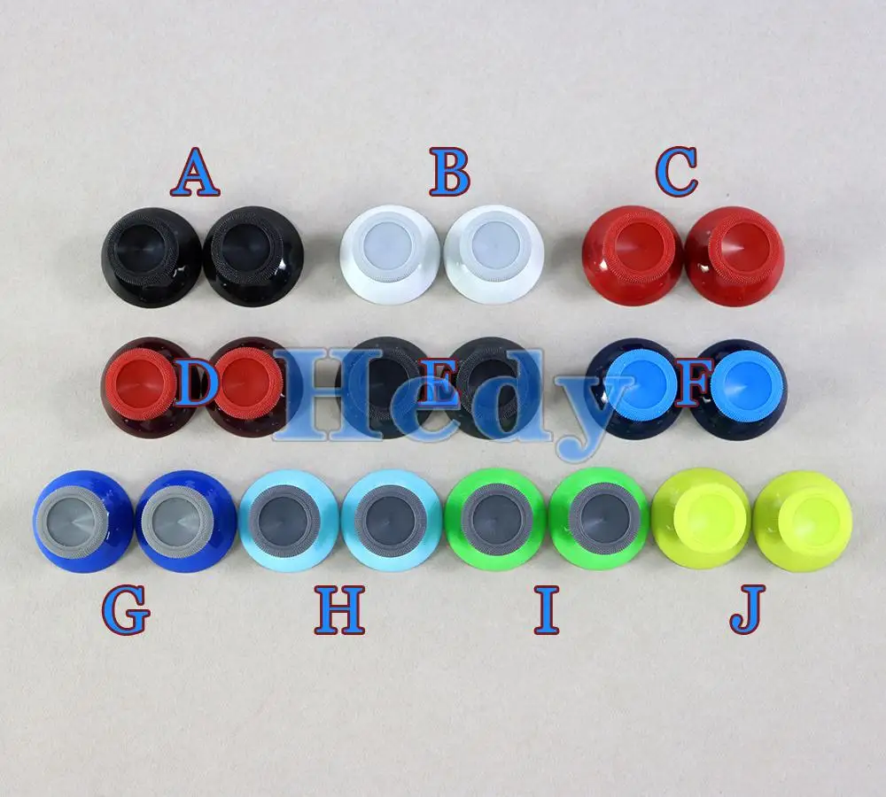 마이크로소프트 XBox One/S 슬림 컨트롤러용 3D 아날로그 썸 스틱 그립 조이스틱 캡 썸 스틱 커버, 2 개