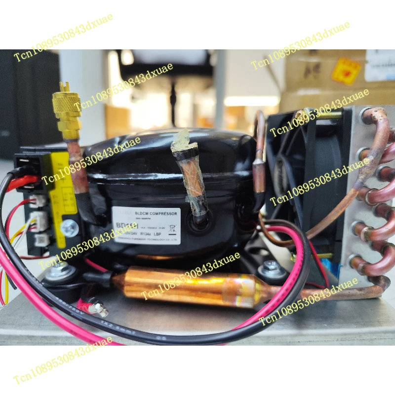 BD15HC BD25HC BD35HC DC12V24V DC Compressor Unit Car Refrigerator Freezer Refrigeration Unit Condensing Unit