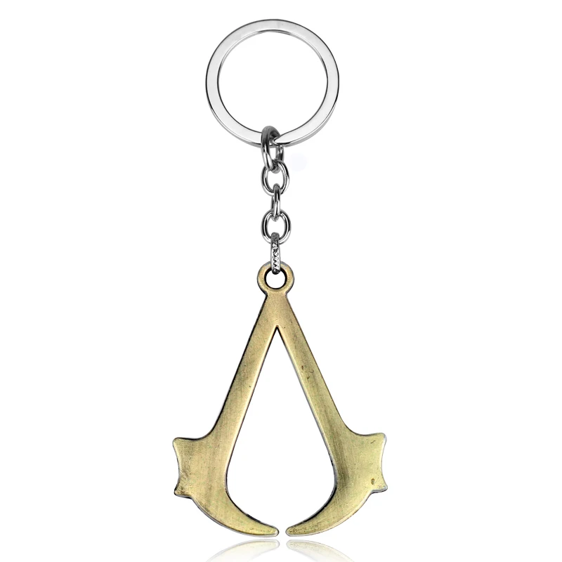 Game Valhalla Odyssey Keychain Altair Ezio Connor Desmond Miles Abstergo Alloy Pendant Keyring Charm Key Chain Fans Gifts