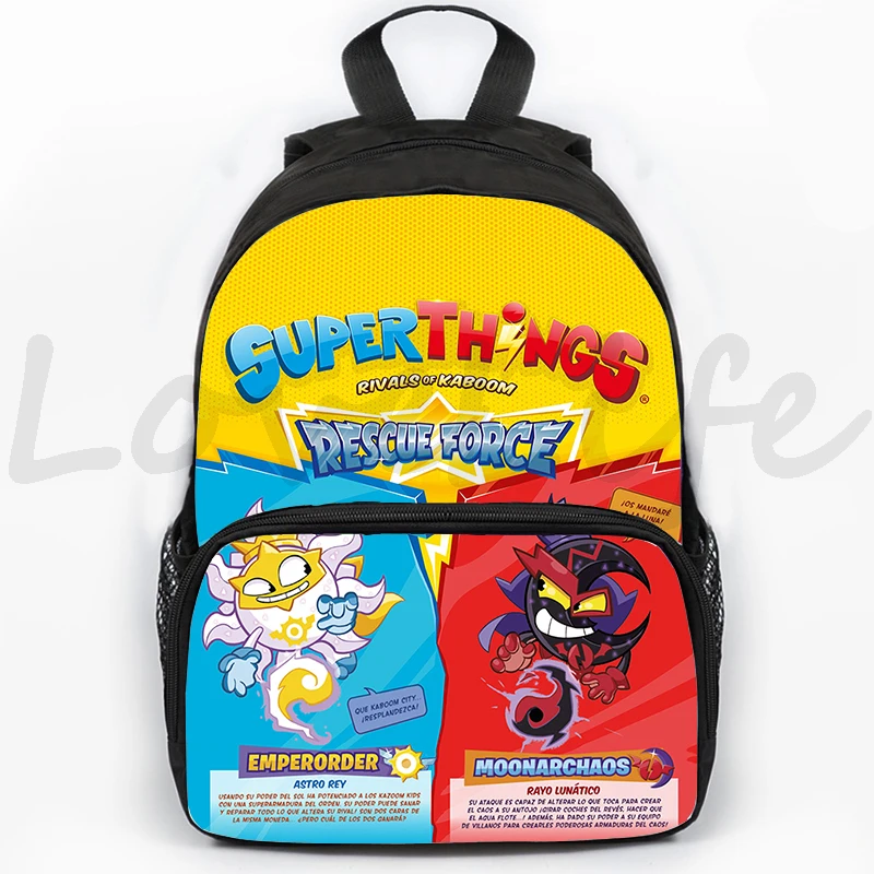 

Superzings Series 10 Backpack Boys Girls Bookbag SuperThings Rescue Force School Bag Student Bagpack kid Cartoon Daypack Mochila