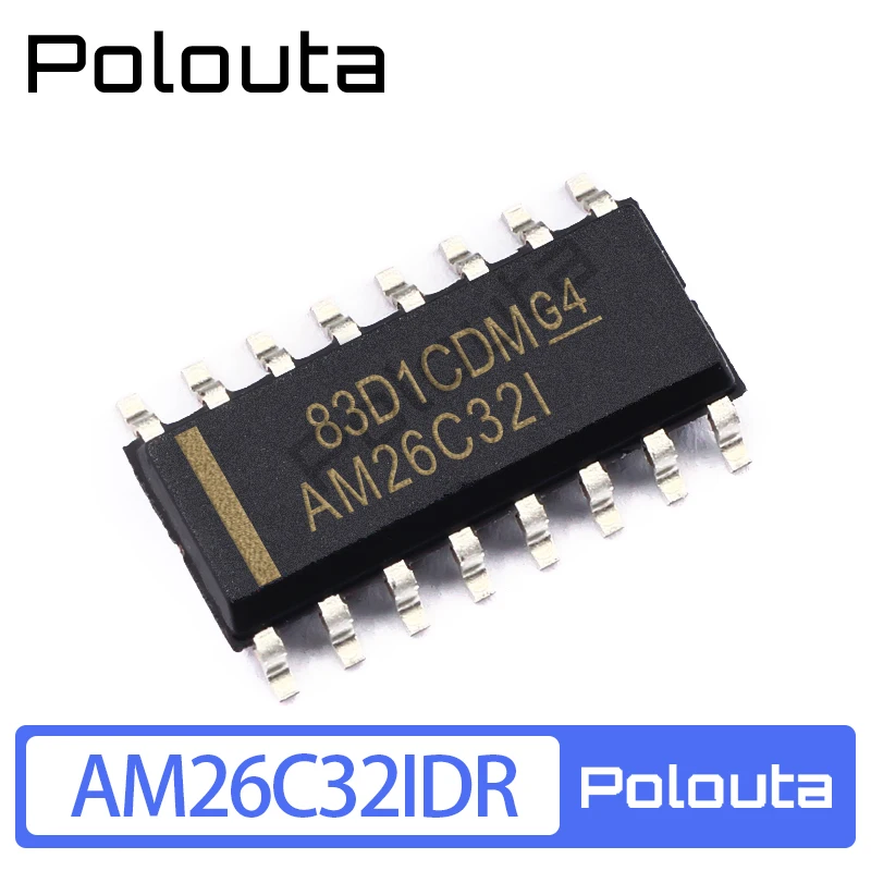 5 Pcs Polouta AM26C32CDR AM26C32IDR AM26C32 SOP16 Receiver Chip DIY Acoustic Components Kits Arduino Nano Integrated Circuit