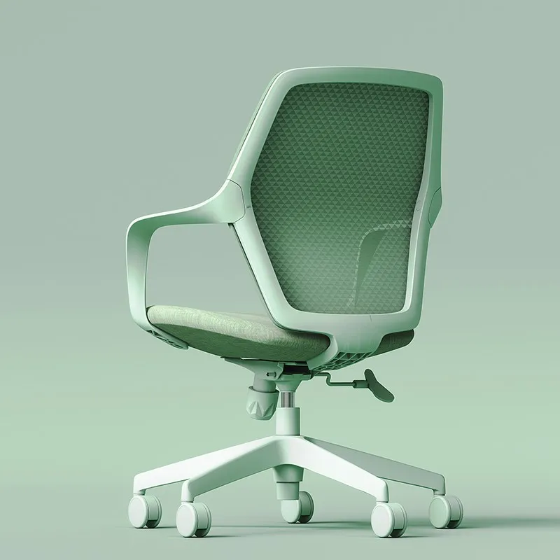 suitable for family meetings with adjustable height  office chair, comfortable rotating PA office chair with waist support