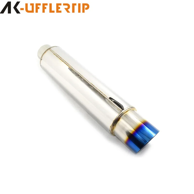 

Suitable for Customized stainless steel modified exhaust pipe/automotive general straight row pipe/sports car sound exhaust pipe