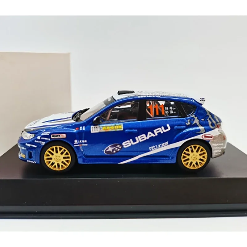 1/43 Scale Japanese Subaru Impreza Wrx Sti #111 Racing Sports Car