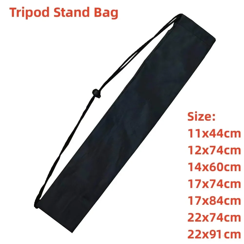 Tas Toting tali serut 44-91cm, tas tangan Tripod kain Oxford untuk MIK, dudukan Tripod, tas tali serut lipat