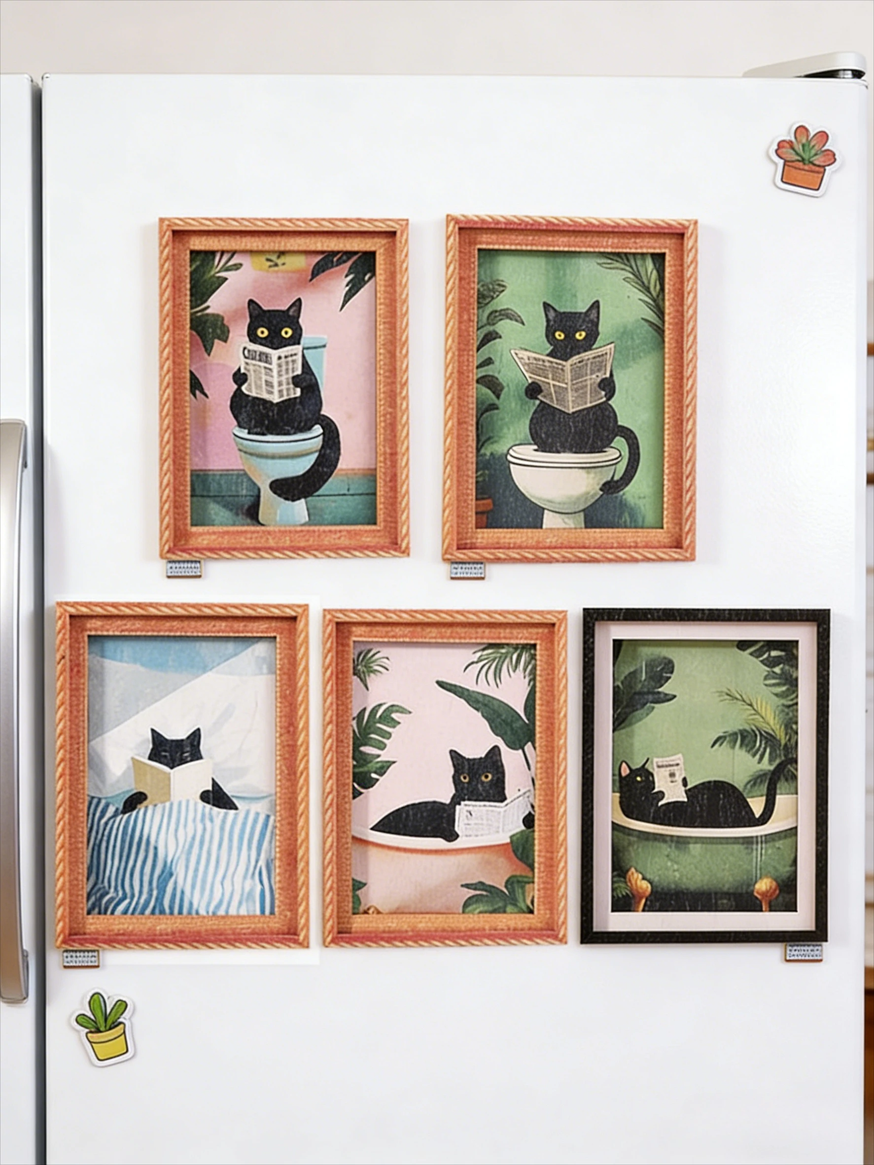 مغناطيس ثلاجة مضحك على شكل قطة - مراجعة Art Craft Kitchen وسعره