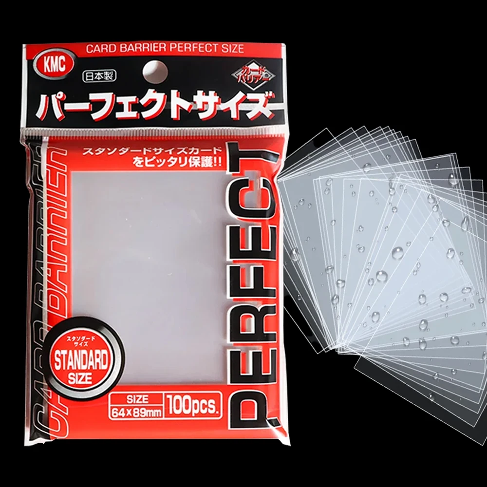 

100pcs 64x89mm PKM Clear Inner Card Sleeve Trading Card Sleeve No PVC Fit Standard Size MTG/PTCG/OPCG Card Game