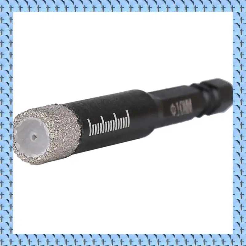 

NOCM 12Pc Black Dry Diamond Drill Bits Set For Granite Marble Tile Stone Glass Hard Materials 5/6/8/10/12Mm