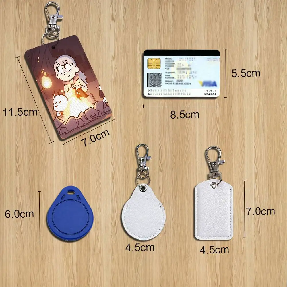 cute Twig and Hilda Holder For Bank Business Work Card Holder Student Card Case Bus Card Keychain