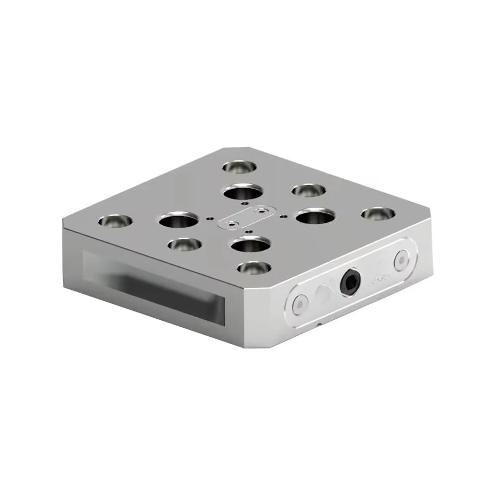 

Flexible positioning base Zero quick change fixture L-plate base