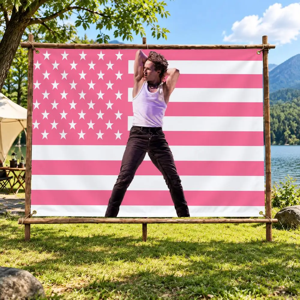 Athlete Skating I-Ilia Malinin Flags Banner Decor for Bedroom,Garden,Party,Club,Gaming Room,Indoor Outdoor view 3