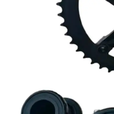 48T 144BCD Hollow Single Unit CNC Aluminum Alloy Bicycle Crankset Black Anodized Finish For Density For Fixed Gear Track