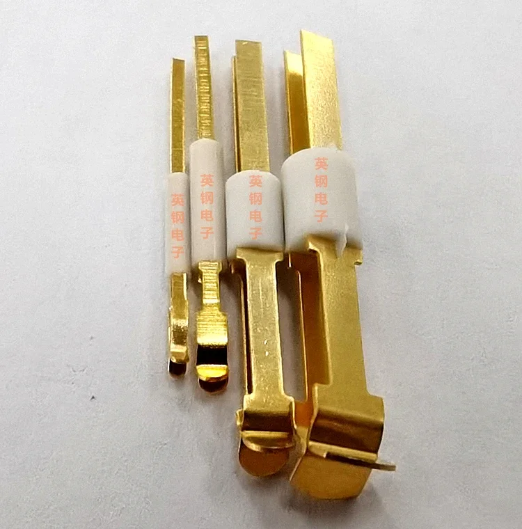 Kelvin Clip Probe Copper Needle 1.0-4.0mm Spring Needle White Plastic