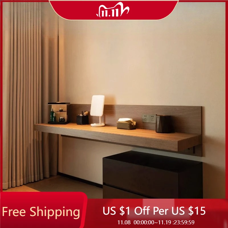 

Woman Makeup Vanity Table Nordic Modern Minimalist Floating Cabinet Dresser Bedroom Makeup Coiffeuse De Chambre Furniture