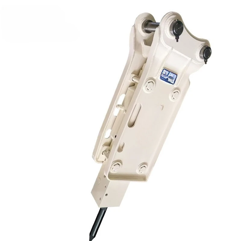 Excavator triangular hydraulic breaker wear-resistant and reliable mining rock drilling using straight hammer breaker