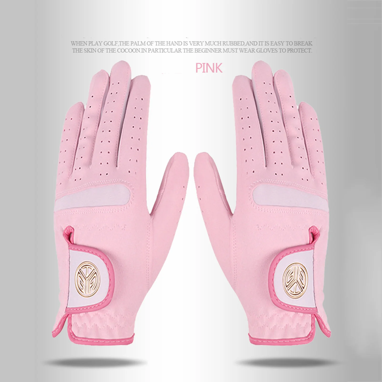 Breathable Female Golf Gloves Comfortable All Weather Soft Gloves for Birthday Christmas Gift