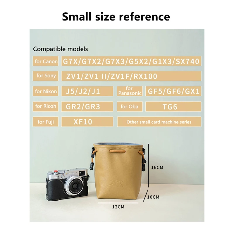 Camera Bag For Canon Nikon Fuji Pentax Travel Lens Bag Waterproof Camera Bag Protective For DSLR 15 Airpod Pro