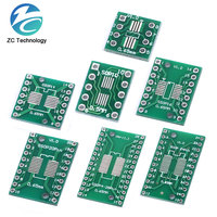 SOP8 SOP10 SOP14 SOP16 20 24 28 56 turn DIP/SMD to DIP IC adapter Socket TSSOP SOIC SSOP PCB Board Converter Plate 0.65mm 1.27mm