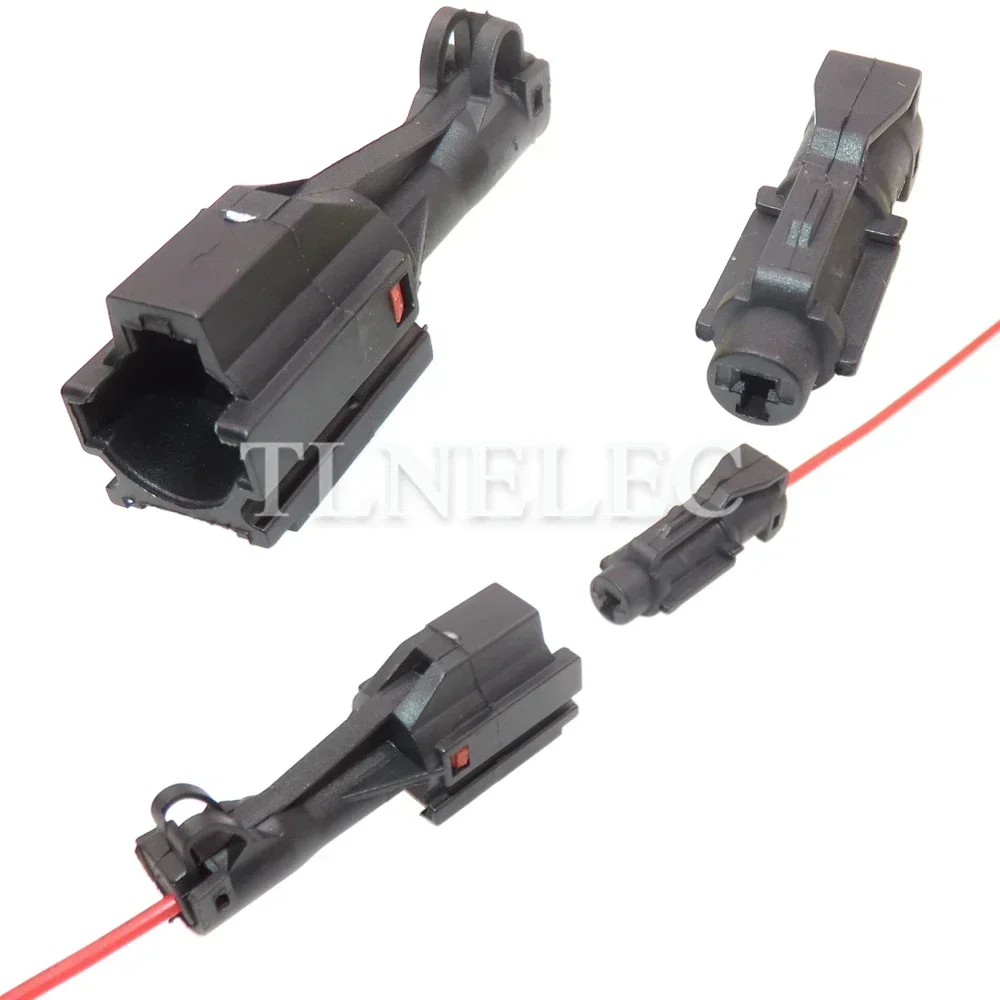 1 Pin Way Auto Wire Cable Connector With Wires Automotive Headlight Sealed Sockets 7222-7414-40 7123-7414-40 MG640280 MG610278