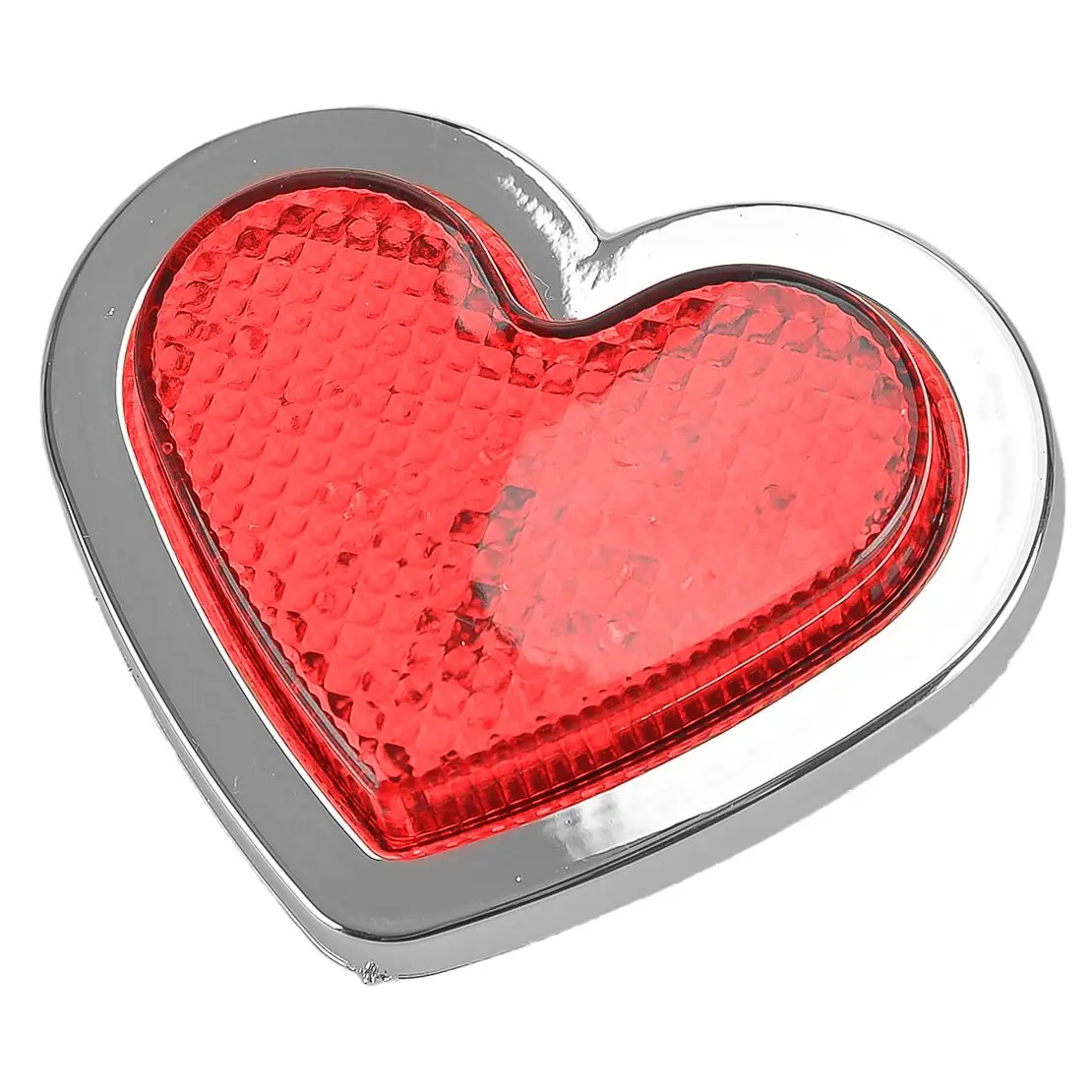 Red Heart Shaped Universal Side Marker LED Light Turn Signal Indicator Lamp for 12-24V Car Van Truck Trailer