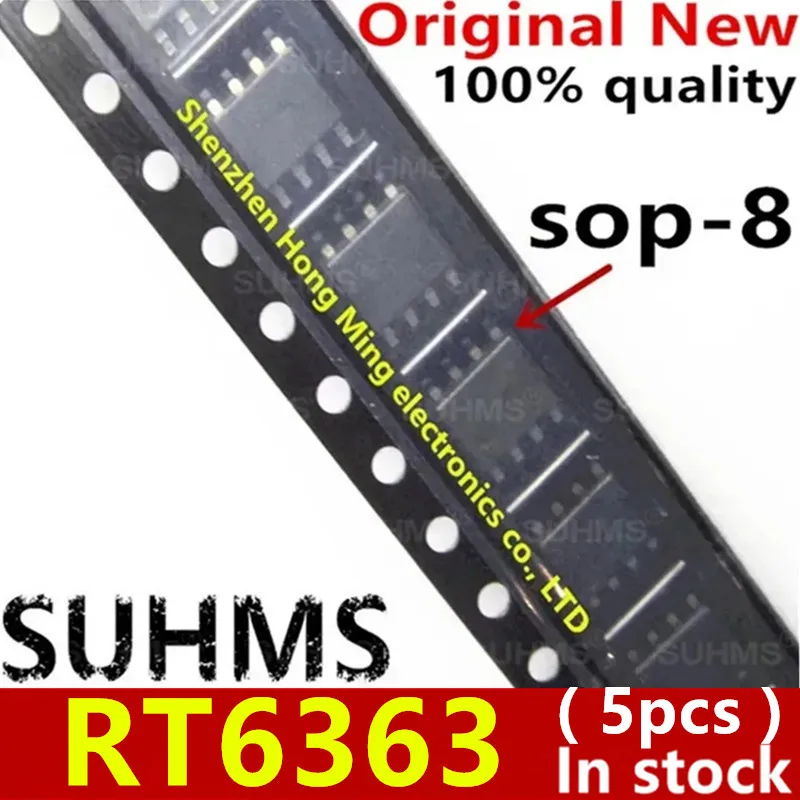 (5piece)100% New RT6361 RT6362 RT6363 RT6365 RT6361GSP RT6362GSP RT6363GSP RT6365GSP sop-8
