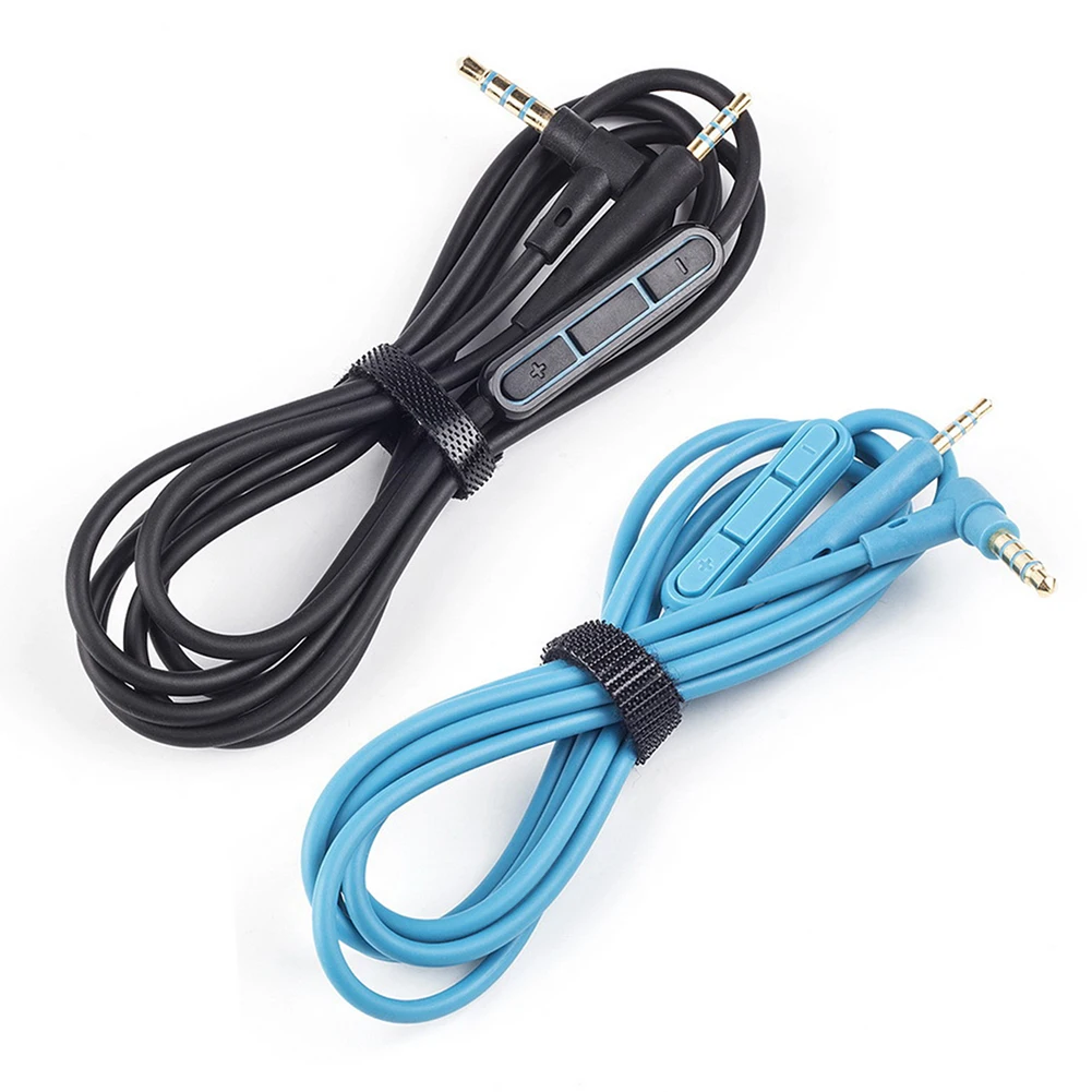 인라인 마이크 볼륨 조절 오디오 익스텐션 케이블, Bose QC25, QC25i 헤드폰용 헤드폰 케이블, 2.5mm ~ 3.5mm