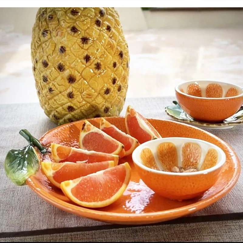 

Ceramic dip dish bread Cake snacks Seafood rack decor tableware