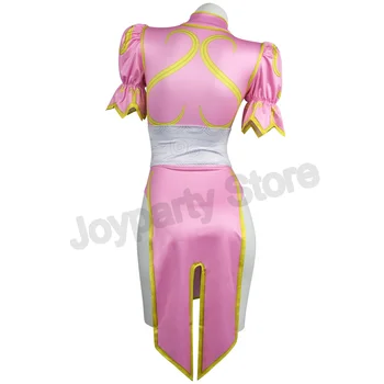 春麗角色扮演服裝遊戲角色街頭霸王藍色旗袍腰帶成龍功夫套裝角色扮演旗袍萬聖節套裝 8 最佳銷售 街頭霸王角色扮演 - №7