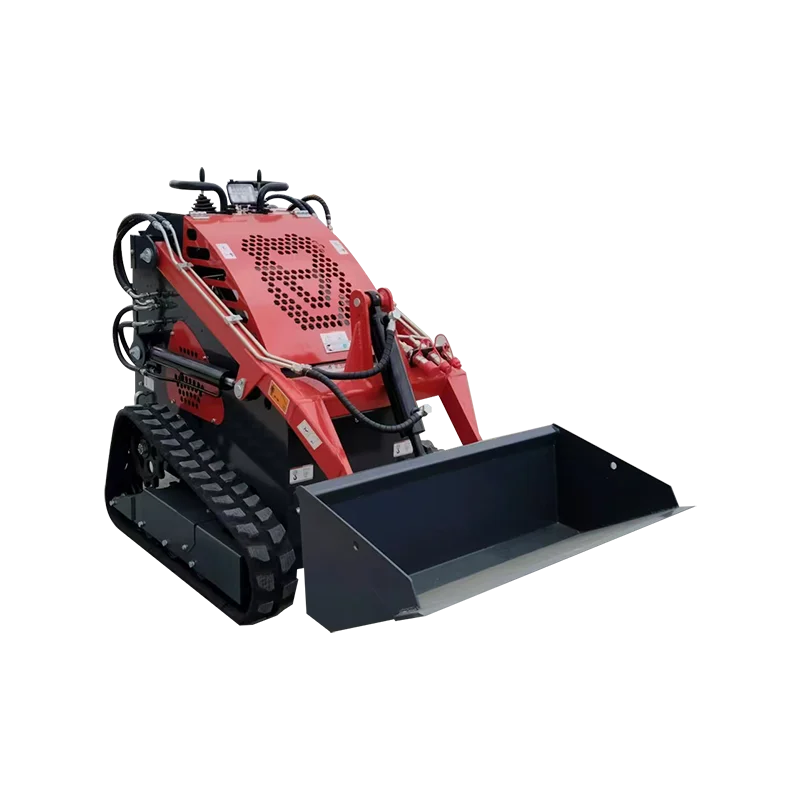 Low cost tracked mini skid steer loader diesel skid steer loader with cover customization