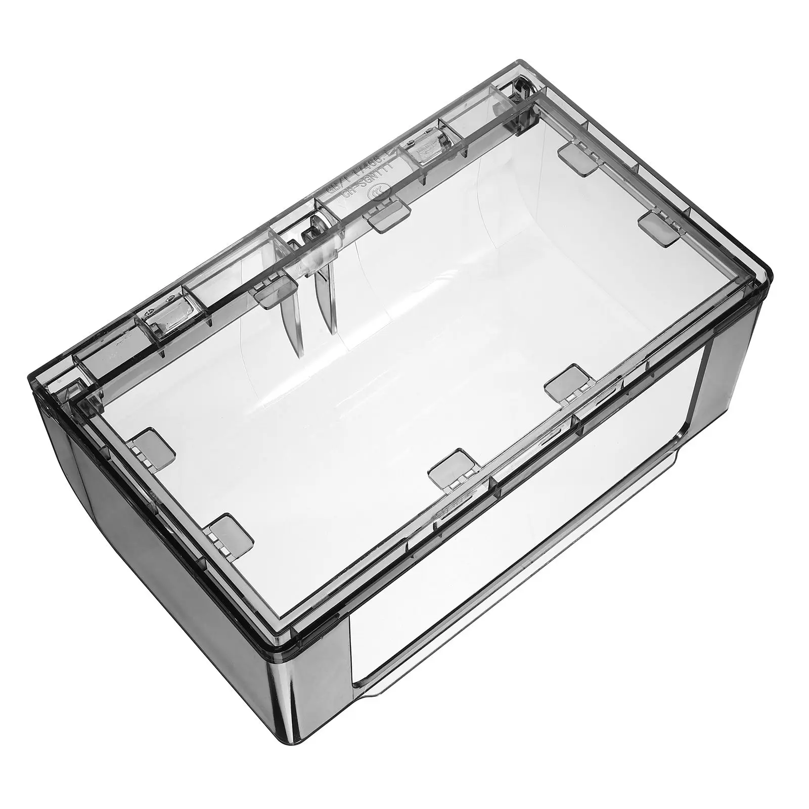 

86 Type Double Gang Waterproof Socket Cover Transparent Black Thickened Adhesive Home Outlet Protector Splash Proof Kitchen