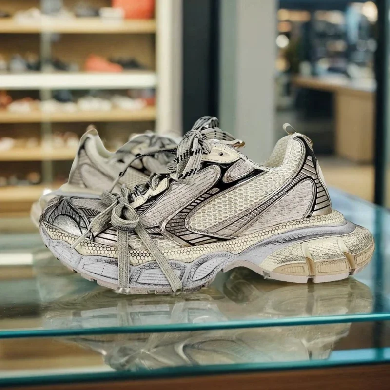 

Retro 3xl Dad Shoes with Thick Soles, Aged and Dirty for Women, Casual Children's Shoes, Sports Running Shoes for Men