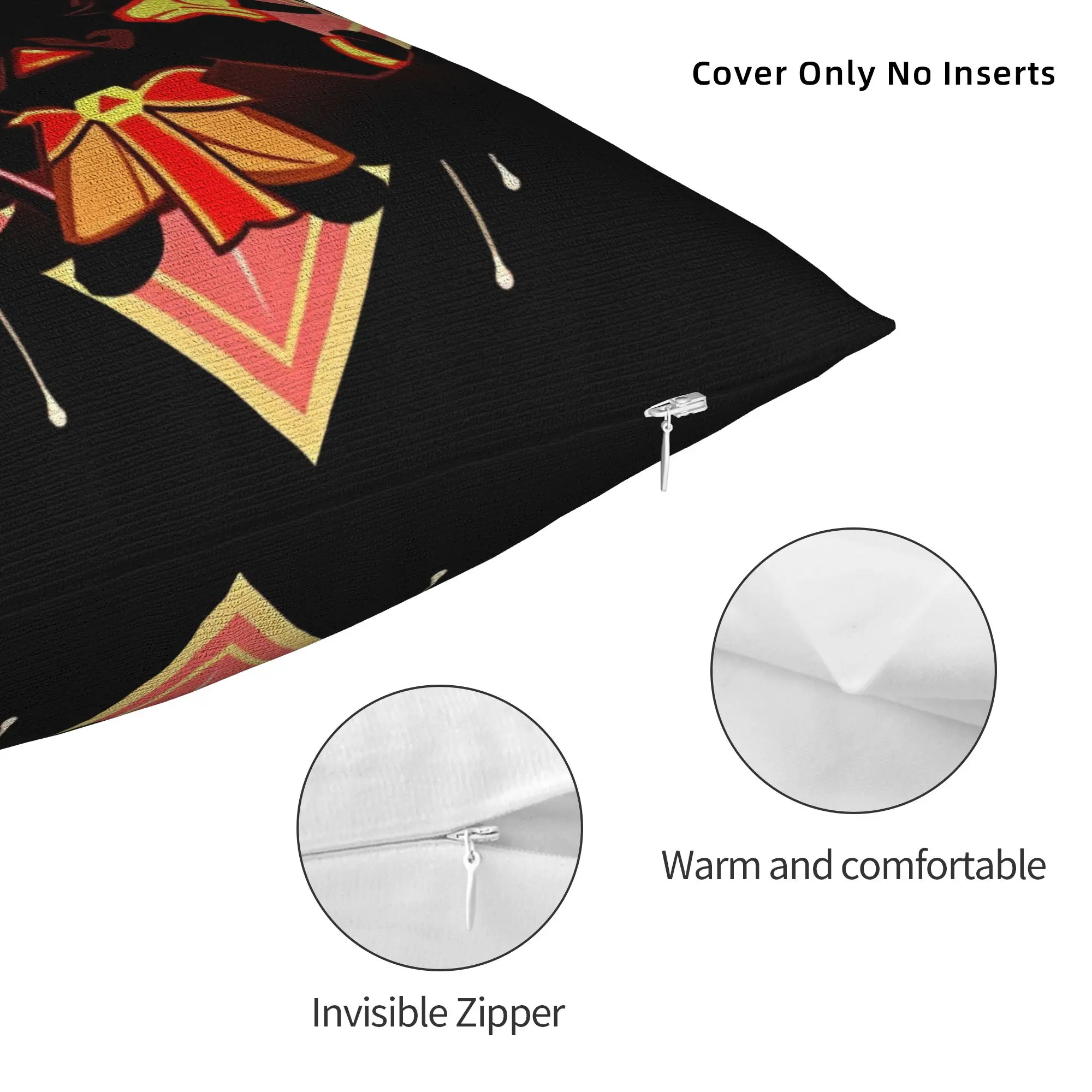 Cookie Run Kingdom Burning Spice Cookie Pillowcase Soft Fabric Cushion Cover Gift Runner Game Pillow Case Cover Home Zipper 40cm