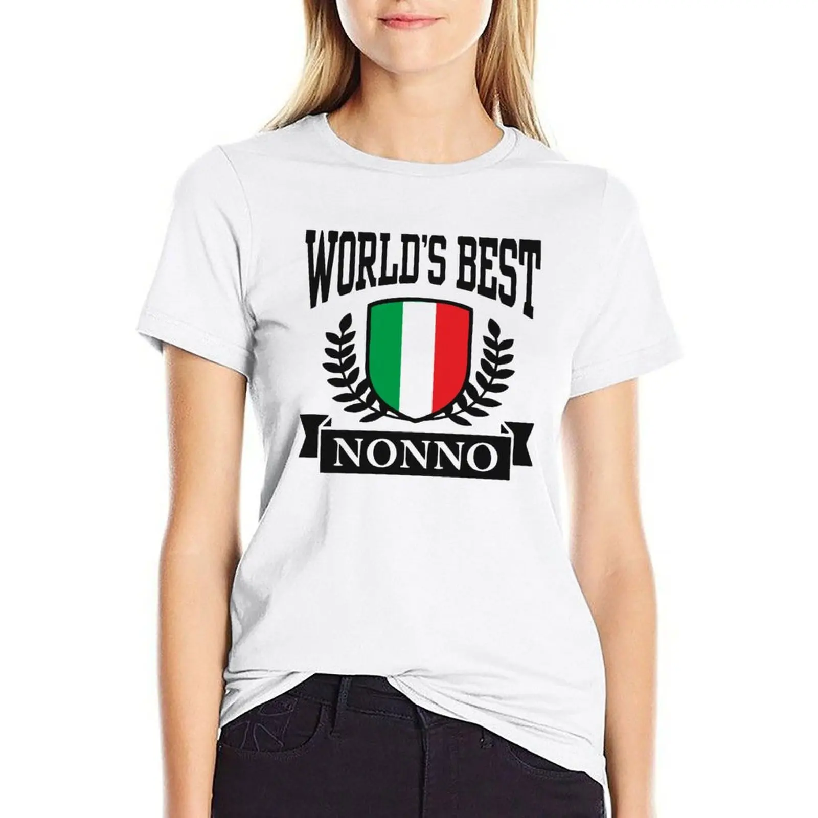 

World's Best Nonno T-shirt cute clothes Aesthetic clothing vintage clothes t shirt for Women