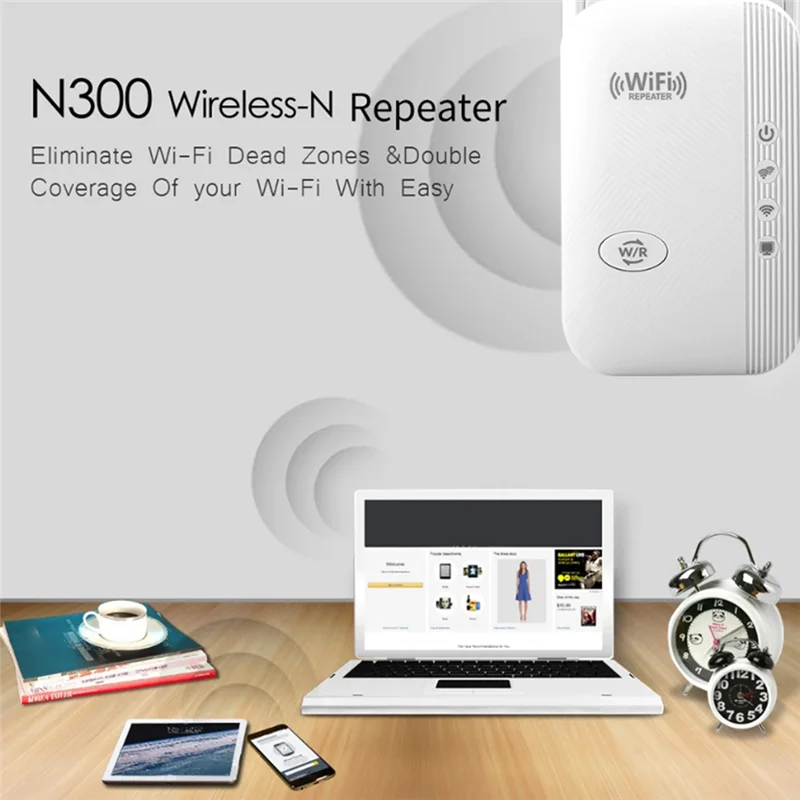 كامل-300Mbps اللاسلكية واي فاي مكرر W9533 2.4Ghz AP راوتر موسع واي فاي مكبر للصوت الداعم WPS نقطة الوصول عن بعد دائم EU-Pl